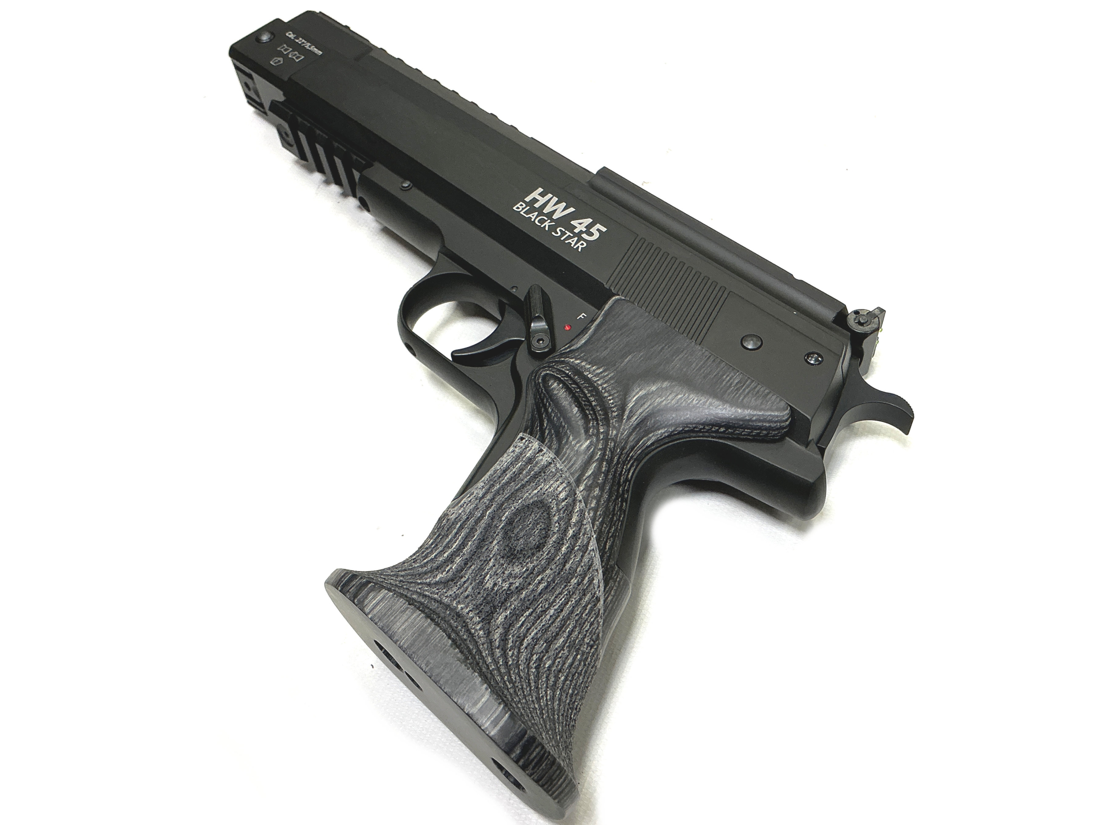 weihrauch hw45 .22 black star air pistol