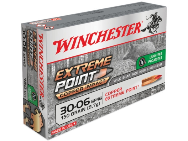 winchester extreme point copper 30-06 ammo