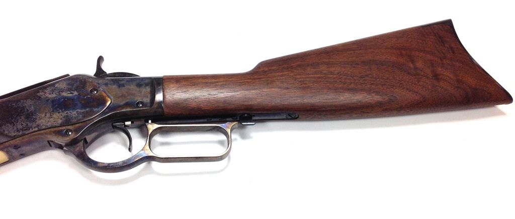 Winchester Lever Action Rifle With Colour Case Hardened Action