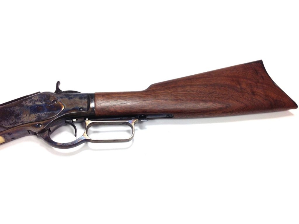 Winchester Lever Action Rifle With Colour Case Hardened Action