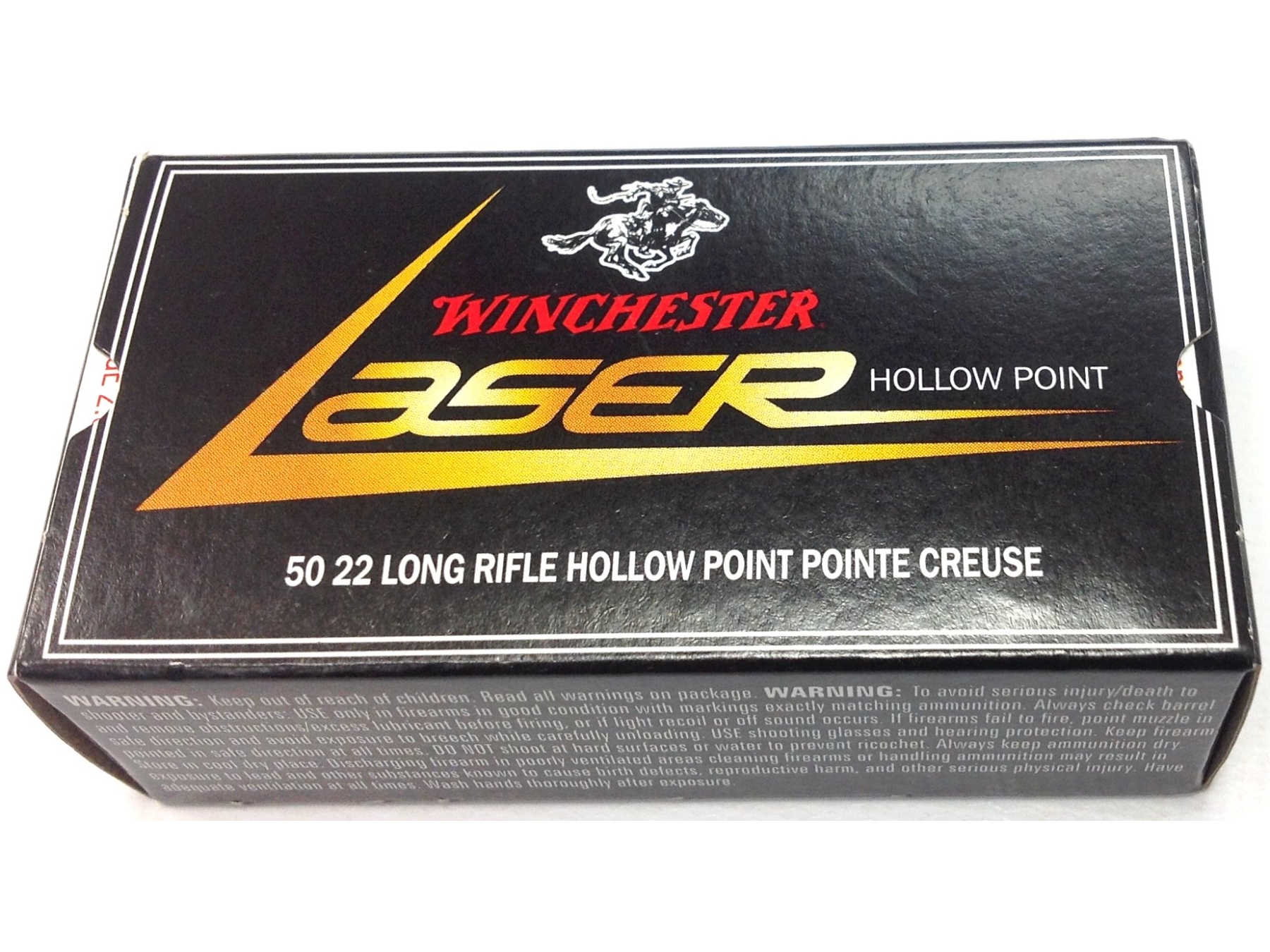 Winchester Laser .22lr Hollow Point Ammunition