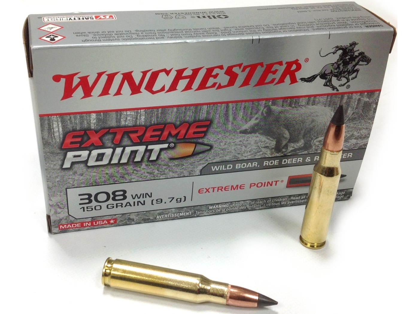 Winchester .308 150gr Extreme Point Ammunition