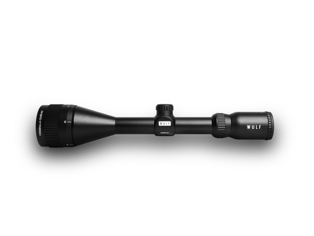 wulf fireball 4-12x50 ao air rifle rimfire scope