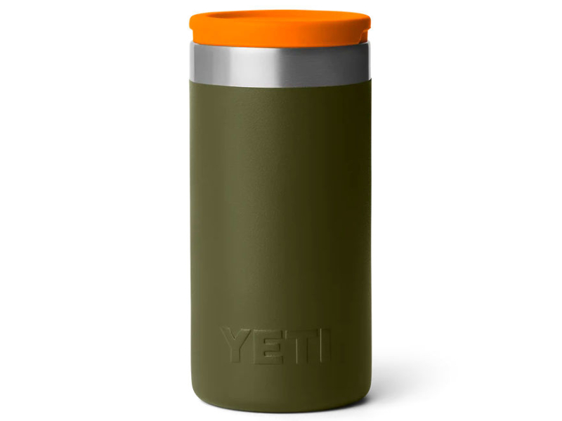 yeti olive and king crab orange shot glasses
