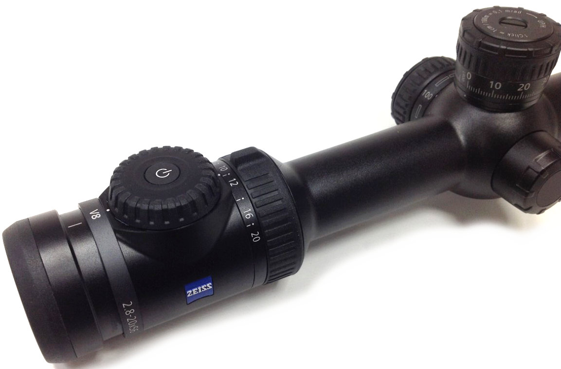zeiss v8 2.8-20x56 30mm tube scope with asv turret