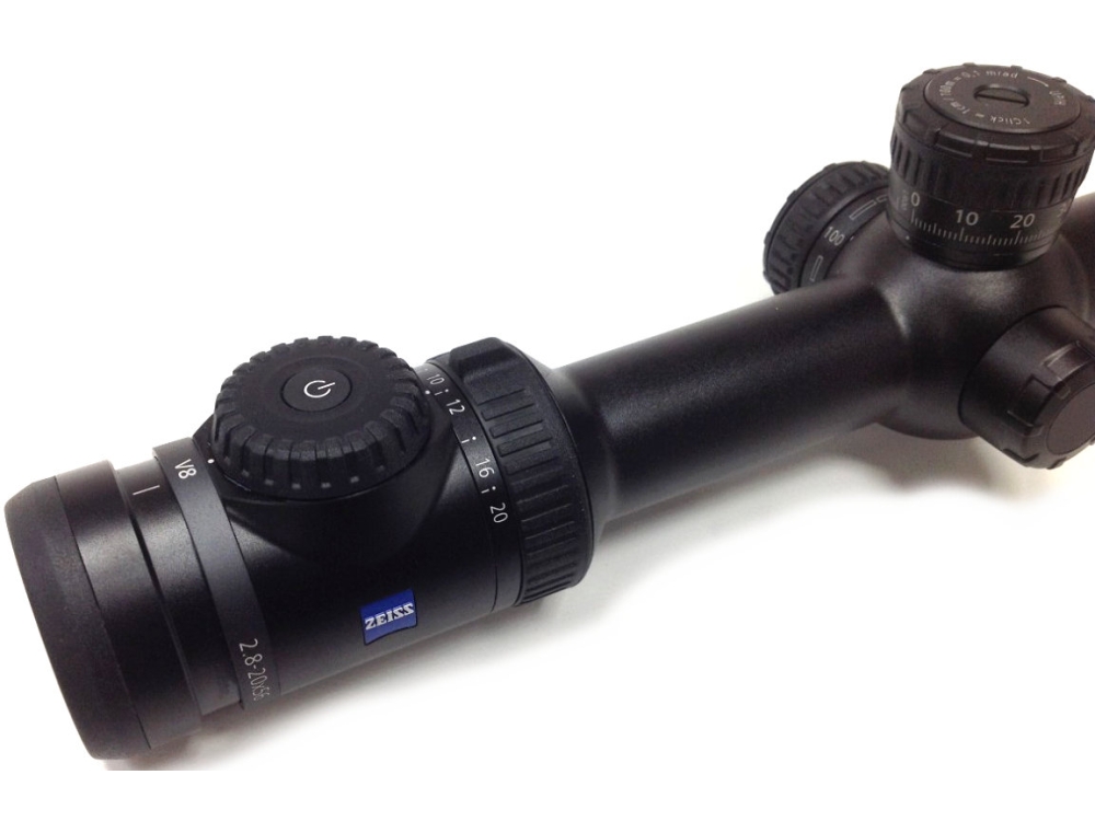 zeiss v8 2.8-20x56 30mm tube scope with asv turret