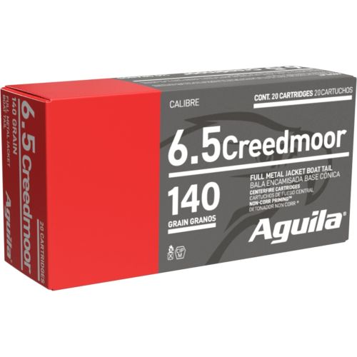 Aguila 6.5 Creedmoor 140gr FMJ Ammunition