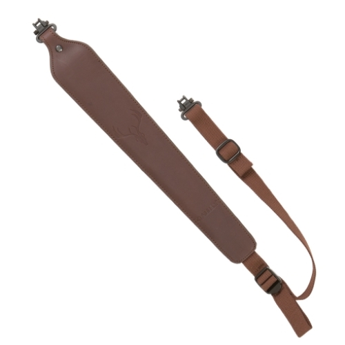 Allen Leather Deer Head Embossed Rifle Sling