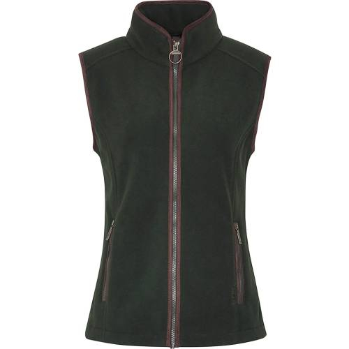 barbour ladies country calton fleece gilet sage
