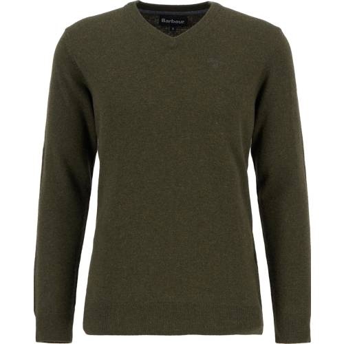 barbour crew neck jumper seaweed
