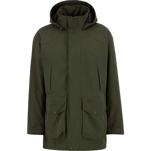 Image Of Barbour Mens Farlam Waterproof Jacket Olive barbour mens farlam waterproof coat jacket olive