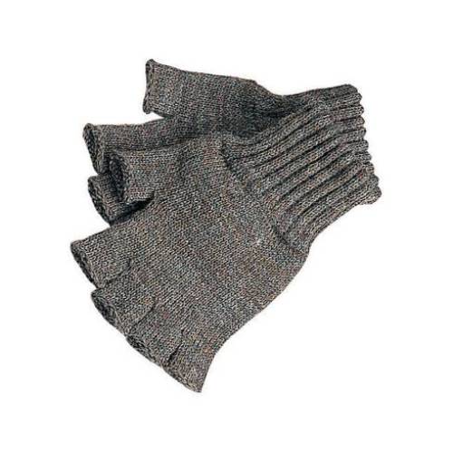 Barbour Wool Fingerless Shooting Gloves Olive