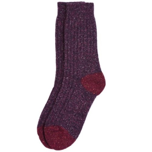 barbour houghton sock berry ladies