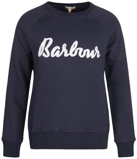Barbour Otterburn Ladies Sweatshirt Navy