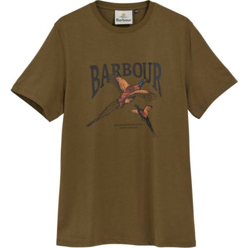 barbour mens graphic pheasant t-shirt tailored fit