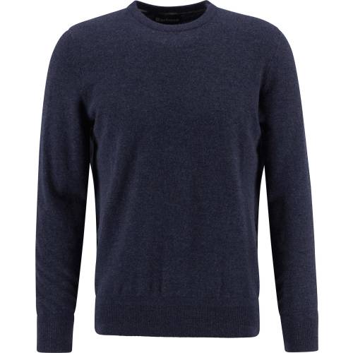 barbour waterbury navy crew neck jumper