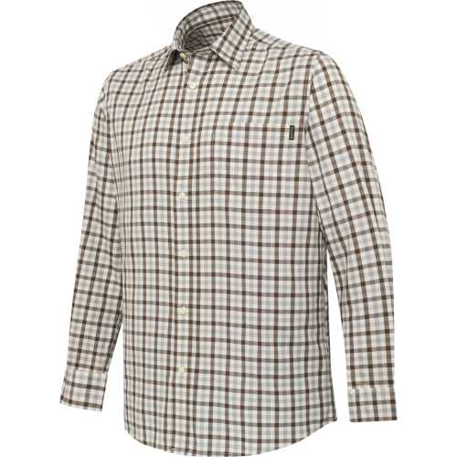 beretta brown check shirt