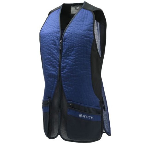 beretta silver pigeon evo shooting vest blue