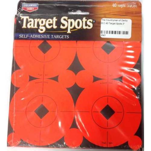 Birchwood Casey 3" Orange Self Adhesive Targets