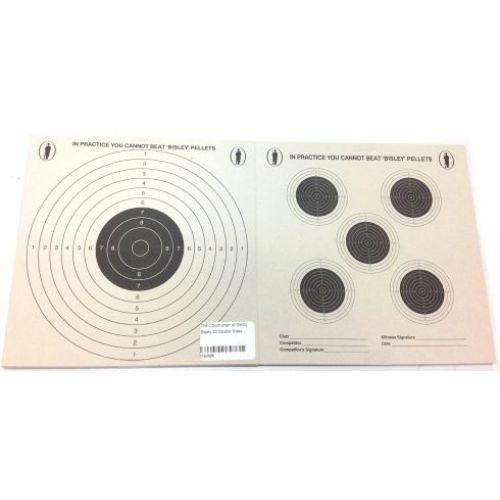 20 x Bisley 14cm Double Sided Paper Targets