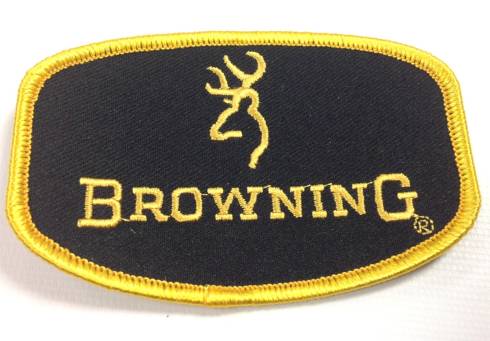 Browning Sew On Cloth Badge