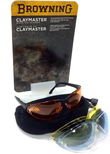 Browning Claymaster Shooting Glasses Set