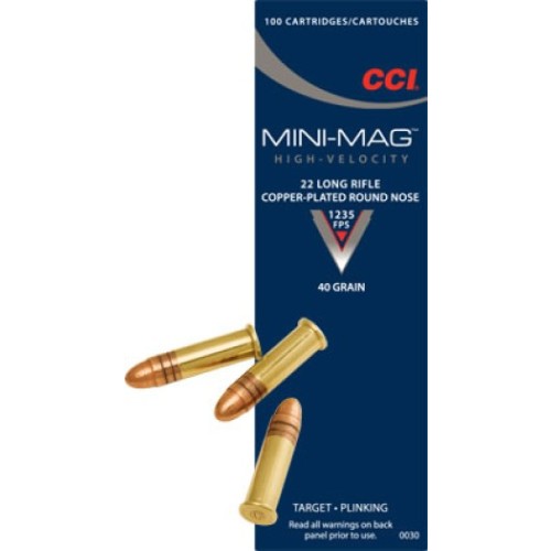 CCI Mini-Mag .22lr 40gr High Velocity Ammunition 0030