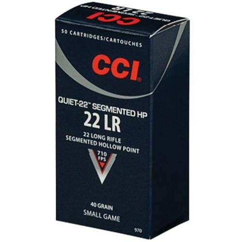 CCI Quiet Segmented HP 40GR .22 LR Ammunition