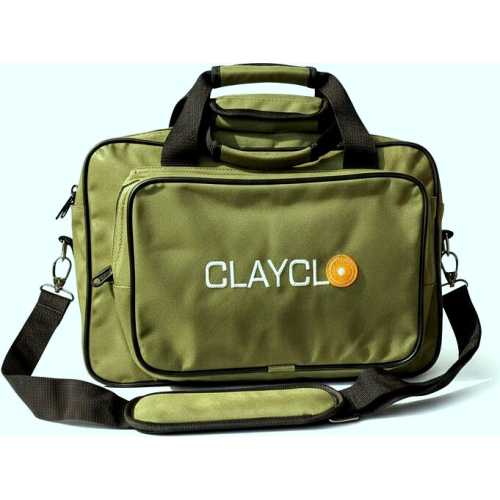 Image Of Clayclo ESP Dual Range Bag Green clayclo green cartridge range bag