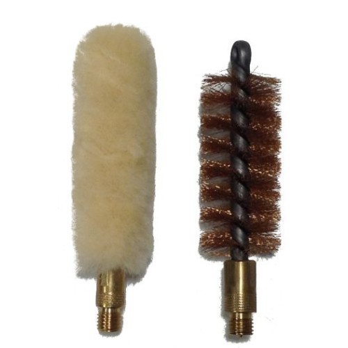 12 Gauge Wool Mop & Bronze Brush Cleaning Set
