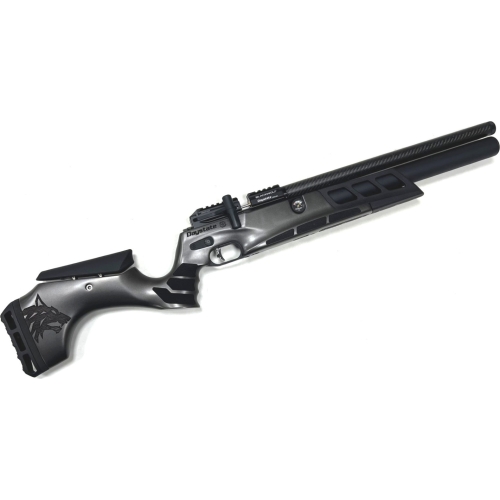 Image Of Daystate Black Wolf Carbon Grey Cylinder .22 Pre-Charged Air Rifle daystate black wolf carbon grey cylinder air rifle