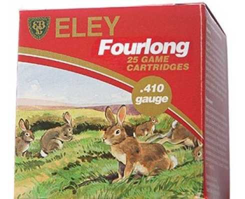 Eley Fourlong .410 Gauge 12.5gm 2.5" Shotgun Cartridges