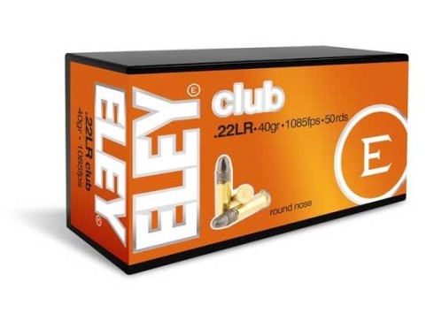 Eley Club .22LR 40gr Ammunition