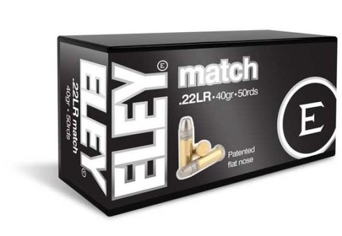 Eley Match .22LR 40gr ammunition for sale
