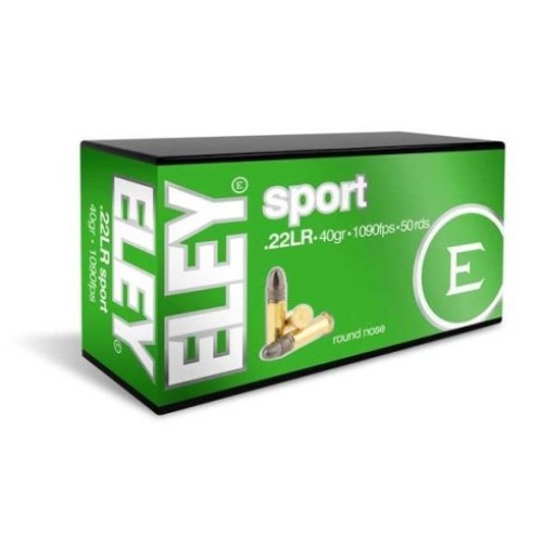 Eley Sport .22lr 40gr Target Shooting Ammunition