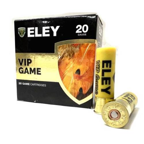 Eley VIP 20 Gauge 28gm Fibre Wad Shotgun Cartridges