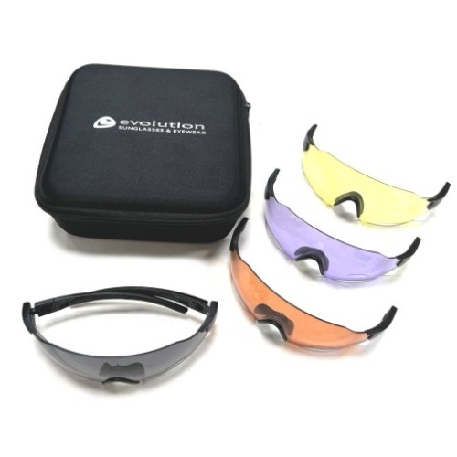 evolution connect x shooting glasses set