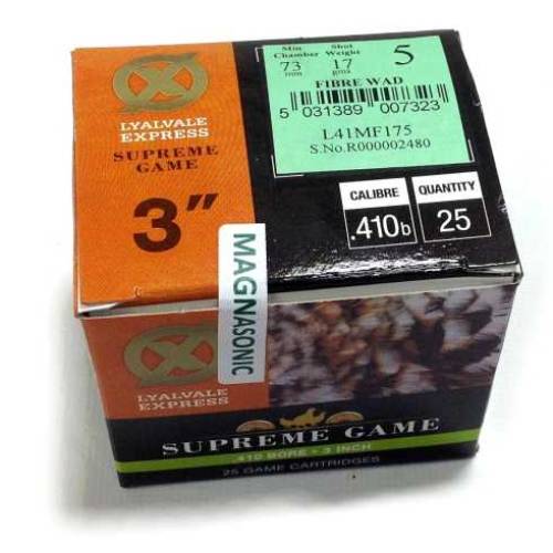 Express .410 gauge 17gm Fibre Magnasonic Hushpower Shotgun Cartridges