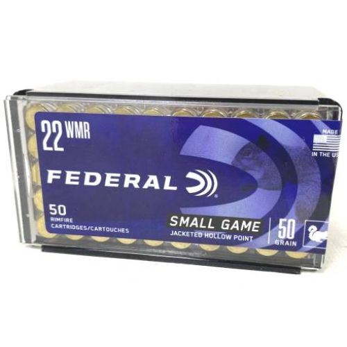 Federal .22 WMR 50gr JHP Jacketed Hollow Point Ammunition 757