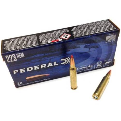 federal 223 53 grain vmax ammo