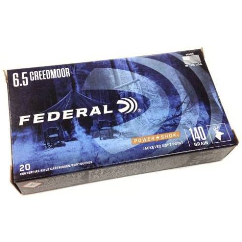 federal 6.5 creedmoor 140gr power shok ammunition