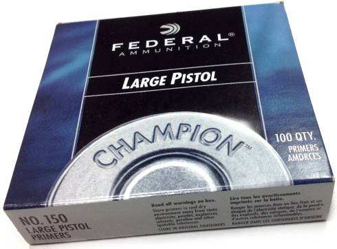 Federal Champion Large Pistol Primers