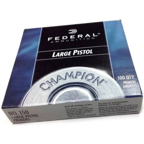 Federal Champion Large Pistol Primers