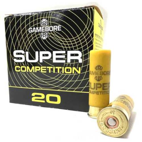 Gamebore Super Competition 20 Gauge 21gm Fibre Cartridges