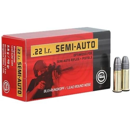 Geco .22LR 40gr Semi-Auto Ammunition