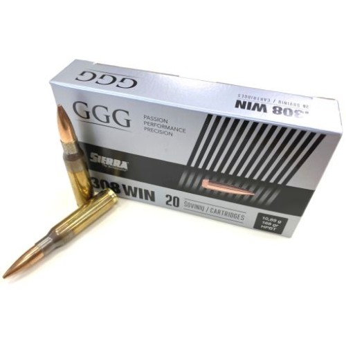 GGG .308 168gr HPBT Match Sierra Matchking Ammunition