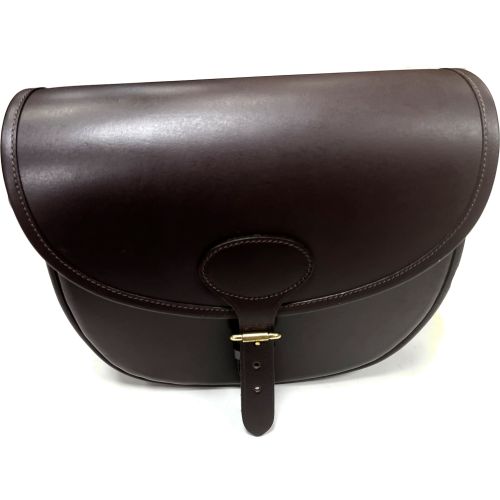 Image Of GMK Stockbridge Leather 100 Cartridge Bag Brown stockbridge gmk cartridge bag
