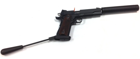 GSG 1911 Black .22LR Long Barrelled UK Legal Pistol