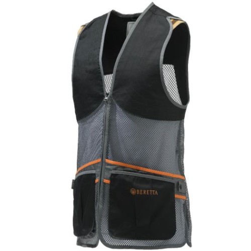 beretta full mesh vest black and grey