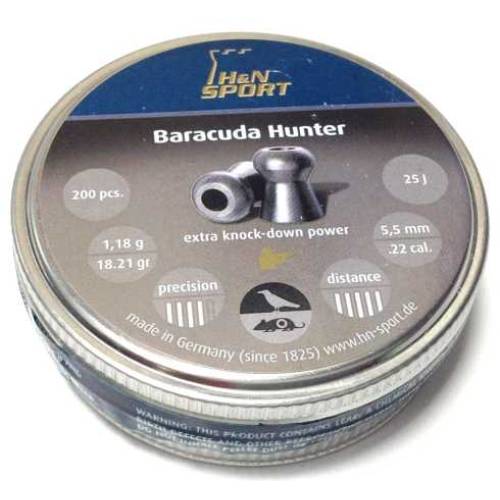 H&N Baracuda Hunter .22 Hollow Point Pellets x 200